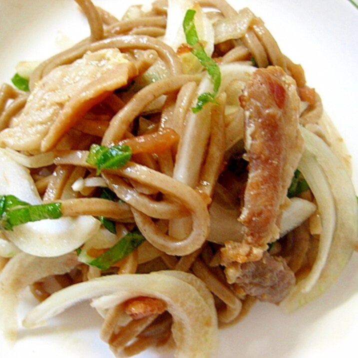 蕎麦の梅肉ドレッシング